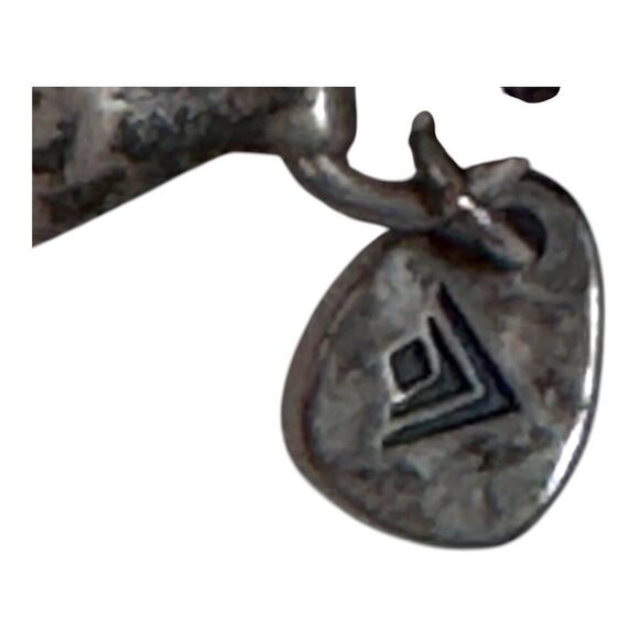 Silpada Mixed Material Necklace Sterling Abalone Imit Pearls Dk Red & Wood Beads - Picture 4 of 9